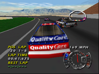 NASCAR 99 (USA) In game screenshot
